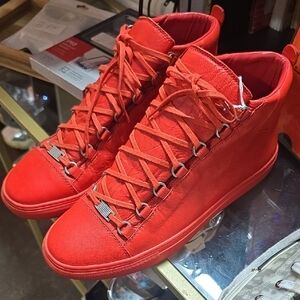 Balenciaga Bold Red Men's Sneakers